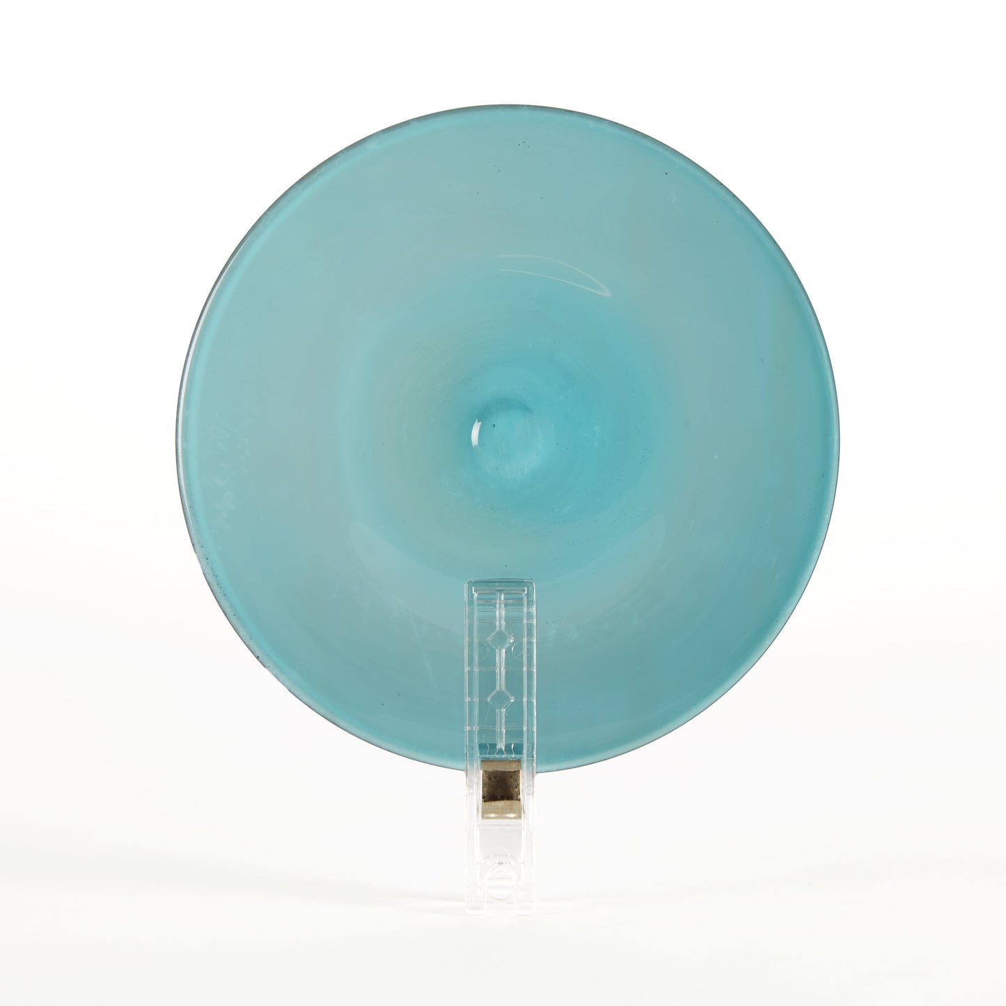 Traditional Handblown Roundel, Teal (Light)