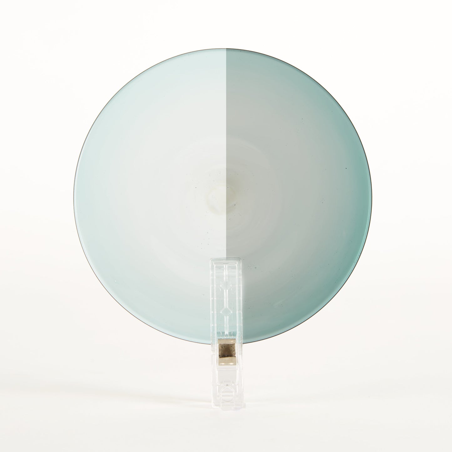 Traditional Handblown Glass Roundel, Tourmaline (Light), 100mm, (10cm)