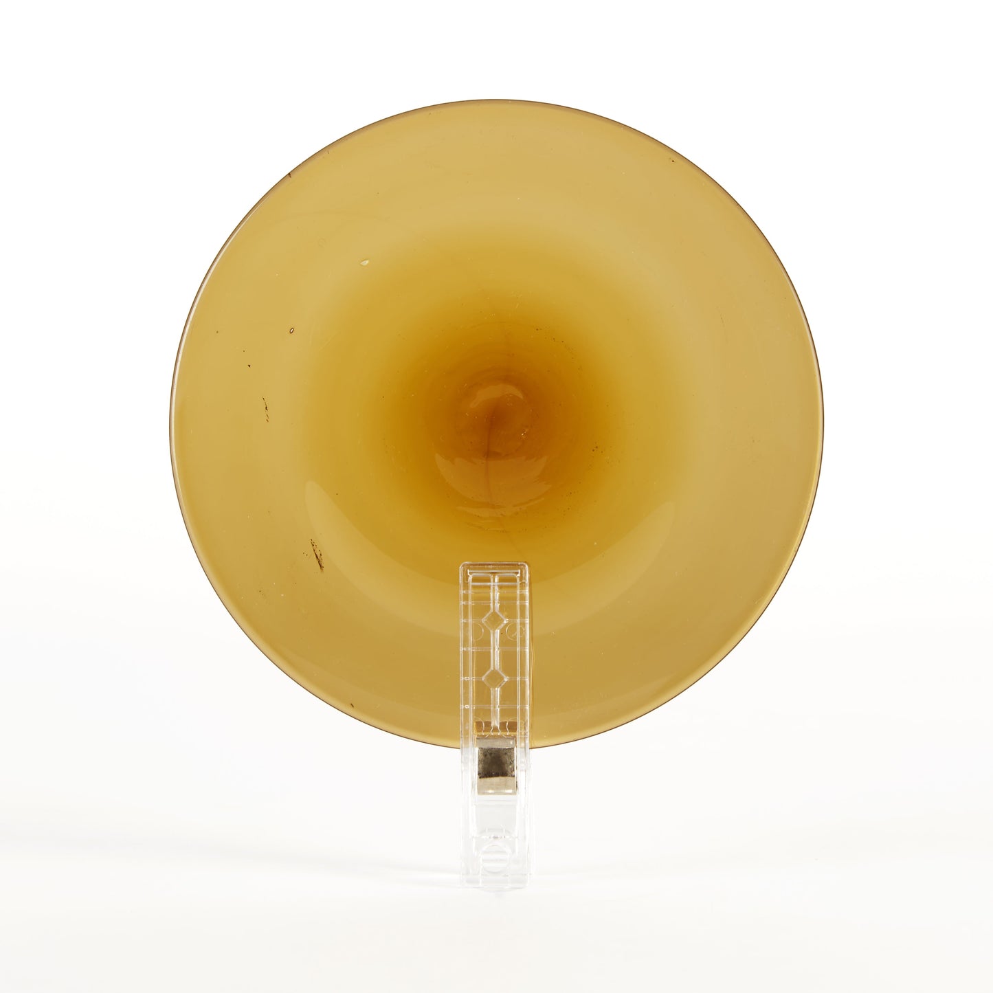 Traditional Handblown Roundel, Medium Amber (Dark)