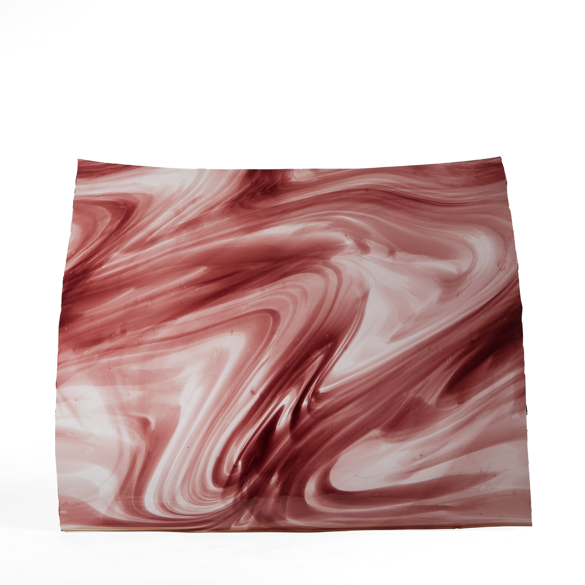 Streaky Violet Mouthblown Flat Stained Glass